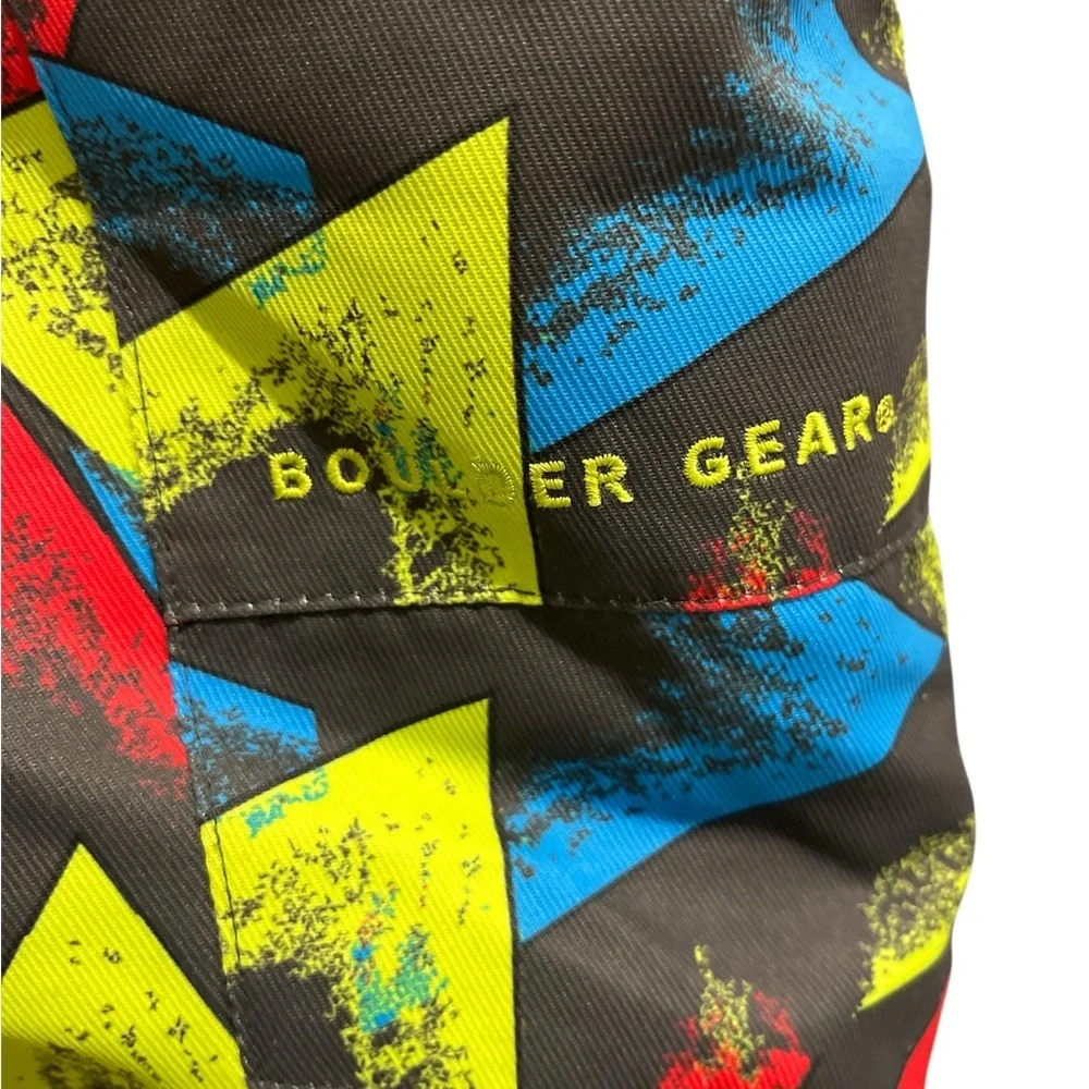 Boulder Gear Colorful Geometric Kids Snow Bib Unisex Size 4